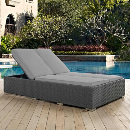 Modway Sojourn Outdoor Patio Sunbrella® Double Chaise