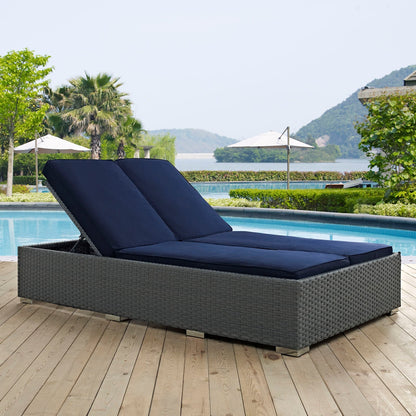 Modway Sojourn Outdoor Patio Sunbrella® Double Chaise