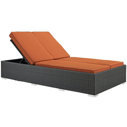 Modway Sojourn Outdoor Patio Sunbrella® Double Chaise