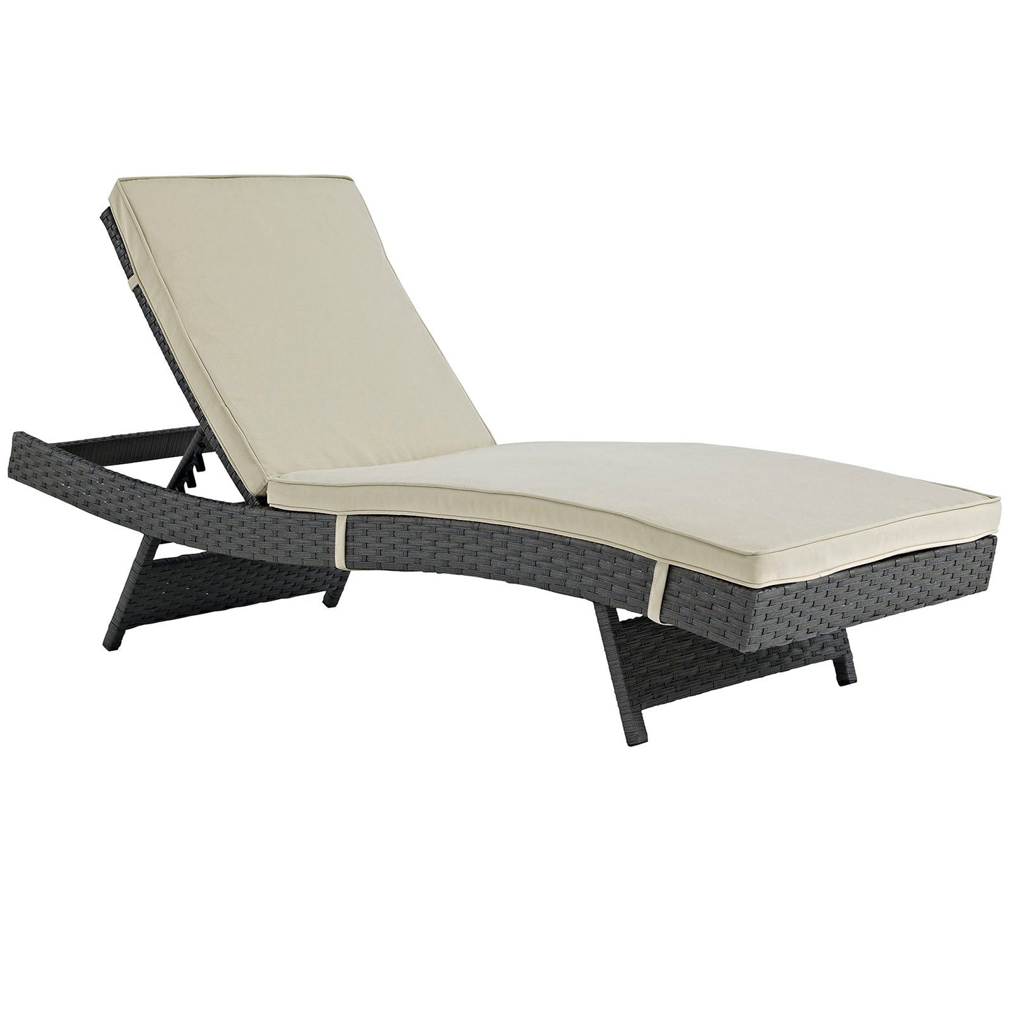 Modway Furniture Sojourn Outdoor Patio Sunbrella Chaise - EEI-1985-CHC-BEI