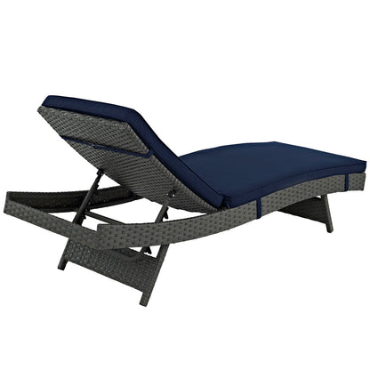 Modway Furniture Sojourn Outdoor Patio Sunbrella Chaise - EEI-1985-CHC-BEI