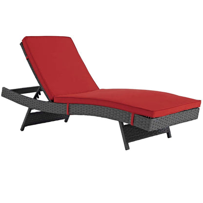 Modway Furniture Sojourn Outdoor Patio Sunbrella Chaise - EEI-1985-CHC-BEI