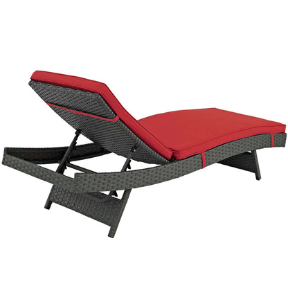 Modway Furniture Sojourn Outdoor Patio Sunbrella Chaise - EEI-1985-CHC-BEI