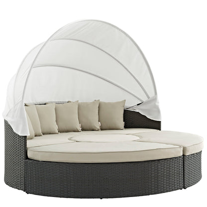 Modway Furniture Sojourn Outdoor Patio Sunbrella Daybed by Modway – EEI-1986-CHC-GRY