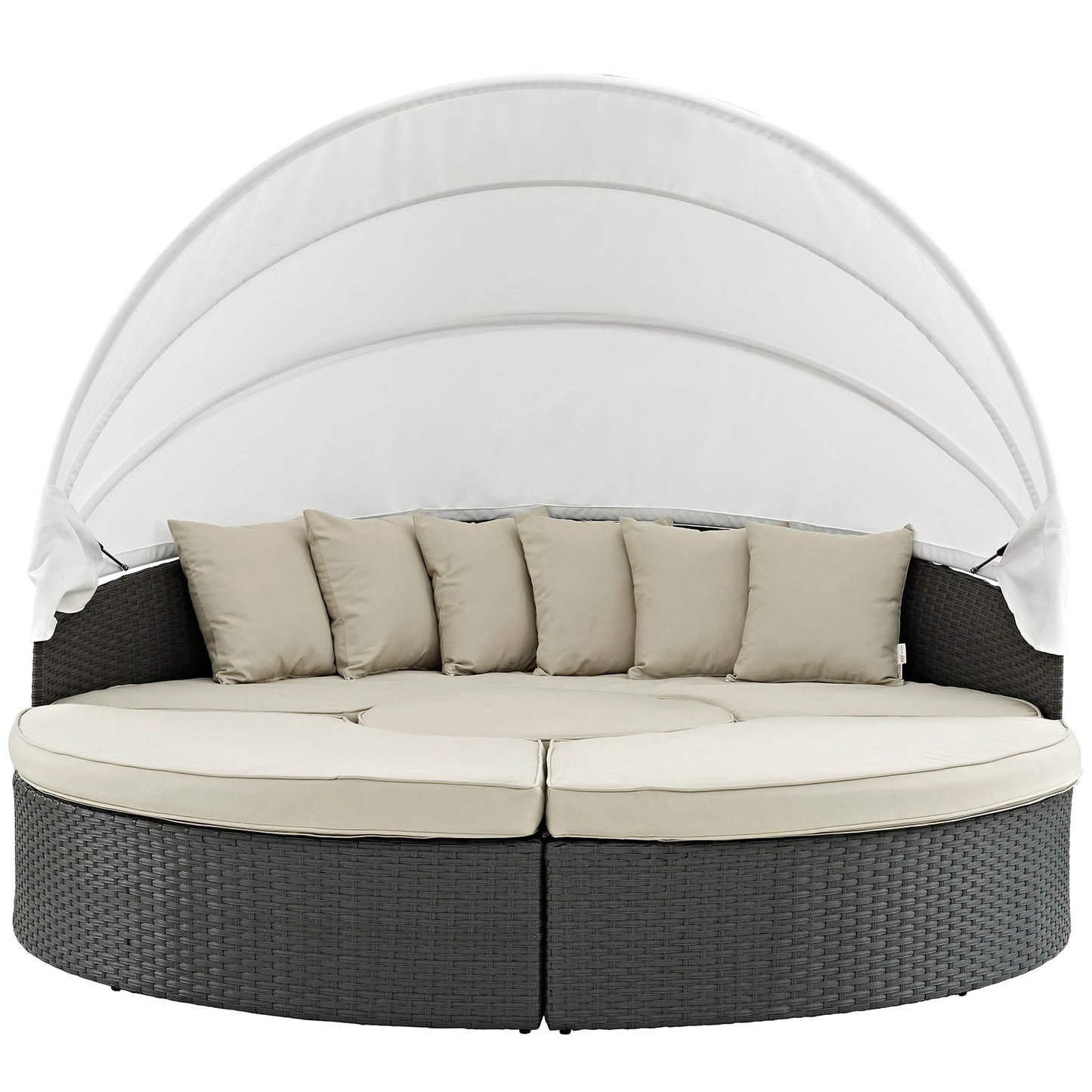 Modway Furniture Sojourn Outdoor Patio Sunbrella Daybed by Modway – EEI-1986-CHC-GRY