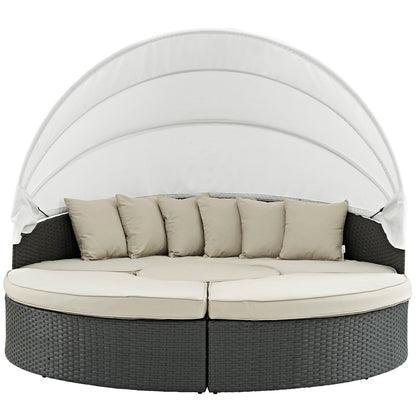 Modway Furniture Sojourn Outdoor Patio Sunbrella Daybed by Modway – EEI-1986-CHC-GRY