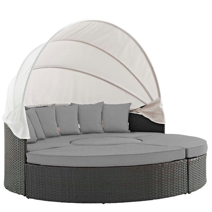 Modway Furniture Sojourn Outdoor Patio Sunbrella Daybed by Modway – EEI-1986-CHC-GRY
