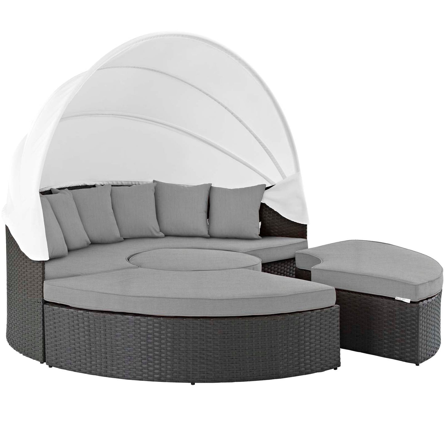 Modway Furniture Sojourn Outdoor Patio Sunbrella Daybed by Modway – EEI-1986-CHC-GRY