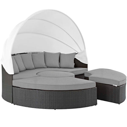 Modway Furniture Sojourn Outdoor Patio Sunbrella Daybed by Modway – EEI-1986-CHC-GRY
