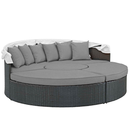 Modway Furniture Sojourn Outdoor Patio Sunbrella Daybed by Modway – EEI-1986-CHC-GRY