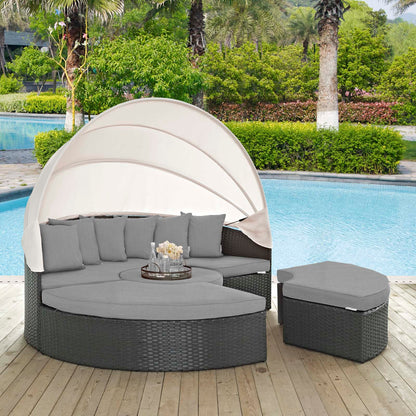 Modway Furniture Sojourn Outdoor Patio Sunbrella Daybed by Modway – EEI-1986-CHC-GRY