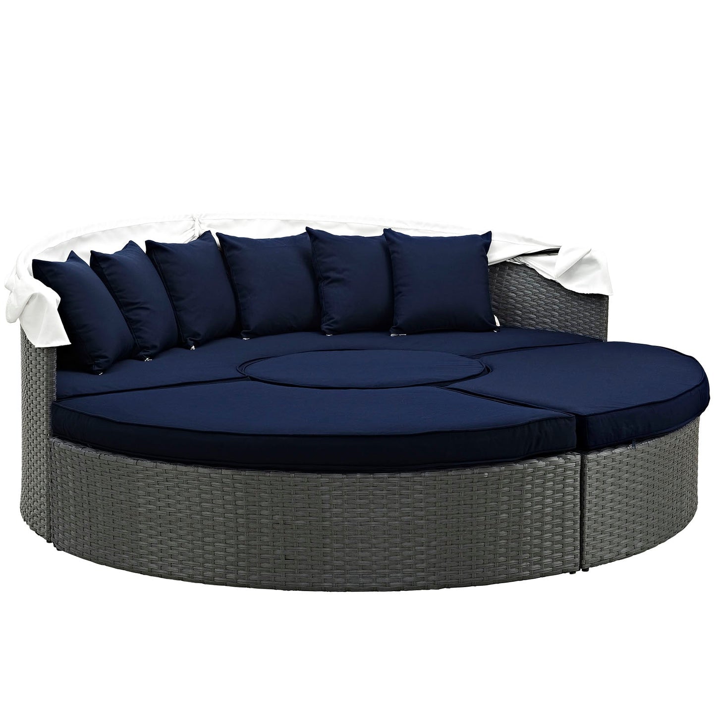 Modway Furniture Sojourn Outdoor Patio Sunbrella Daybed by Modway – EEI-1986-CHC-GRY