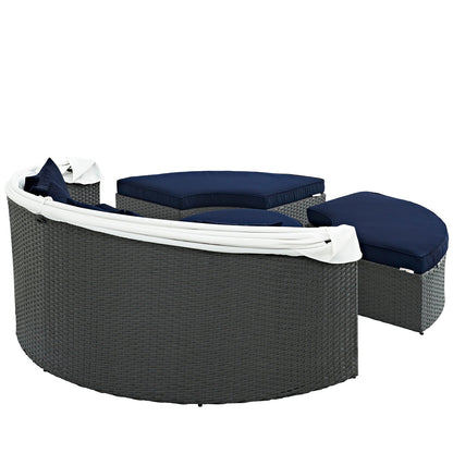 Modway Furniture Sojourn Outdoor Patio Sunbrella Daybed by Modway – EEI-1986-CHC-GRY