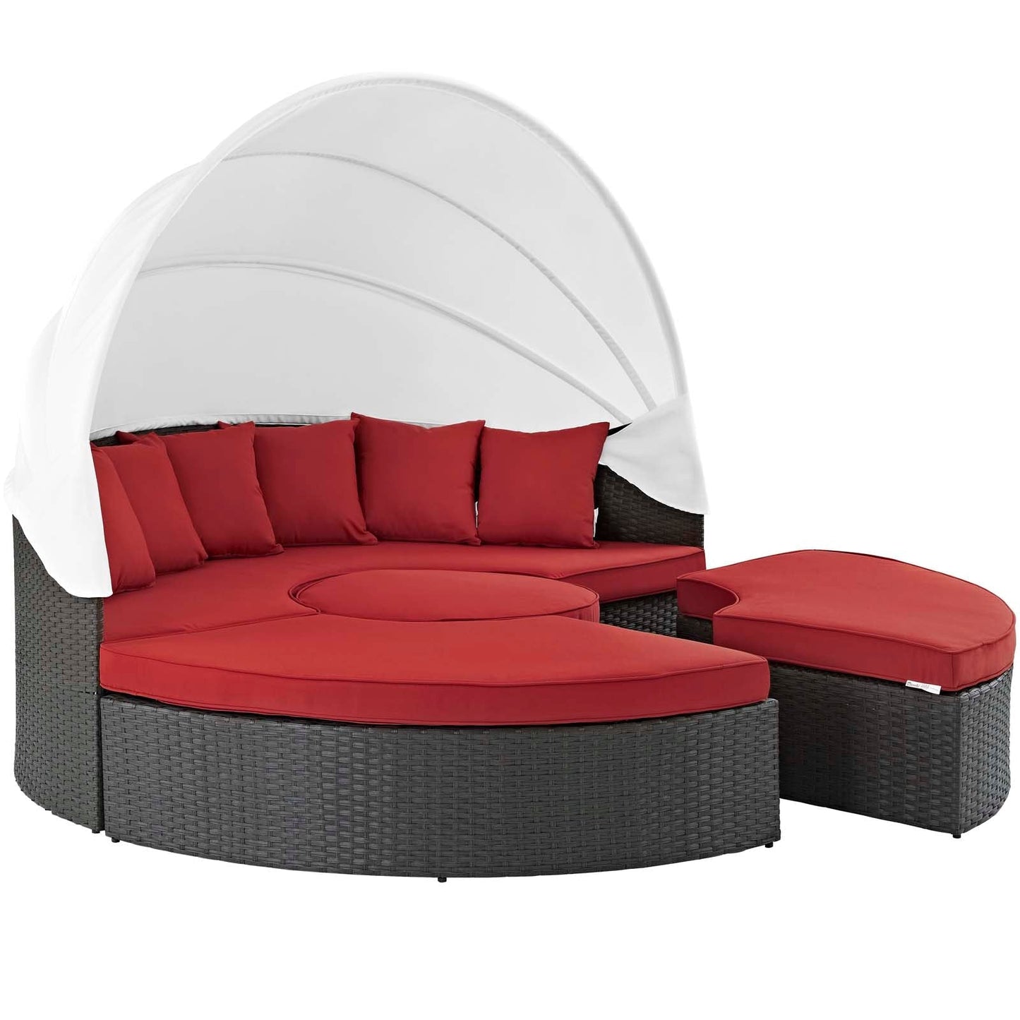 Modway Furniture Sojourn Outdoor Patio Sunbrella Daybed by Modway – EEI-1986-CHC-GRY