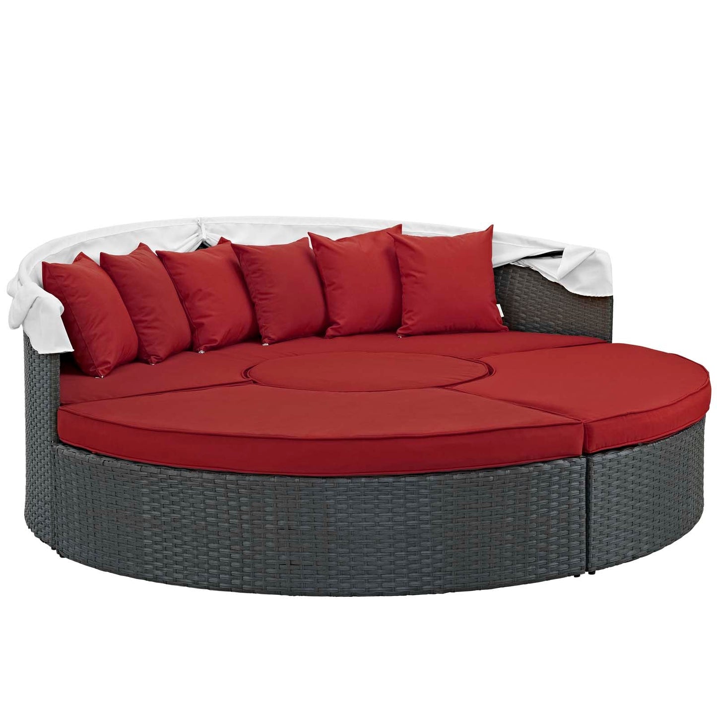 Modway Furniture Sojourn Outdoor Patio Sunbrella Daybed by Modway – EEI-1986-CHC-GRY