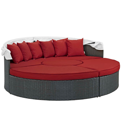 Modway Furniture Sojourn Outdoor Patio Sunbrella Daybed by Modway – EEI-1986-CHC-GRY