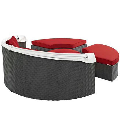 Modway Furniture Sojourn Outdoor Patio Sunbrella Daybed by Modway – EEI-1986-CHC-GRY