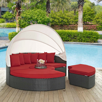 Modway Furniture Sojourn Outdoor Patio Sunbrella Daybed by Modway – EEI-1986-CHC-GRY