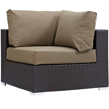 Modway Furniture Convene 5 Piece Outdoor Patio Sectional Set by Modway –EEI-2172-EXP-BEI-SET