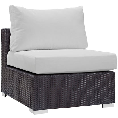 Modway Furniture Convene 5 Piece Outdoor Patio Sectional Set by Modway –EEI-2172-EXP-BEI-SET