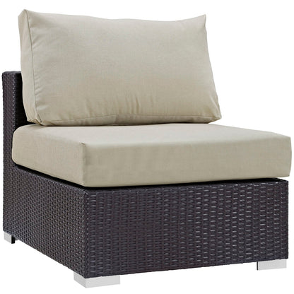 Modway Furniture Convene 7 Piece Outdoor Patio Sectional Set by Modway – EEI-2200-EXP-BEI-SET
