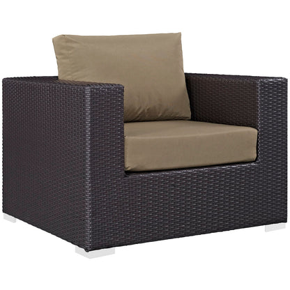 Modway Furniture Convene 7 Piece Outdoor Patio Sectional Set by Modway – EEI-2200-EXP-BEI-SET