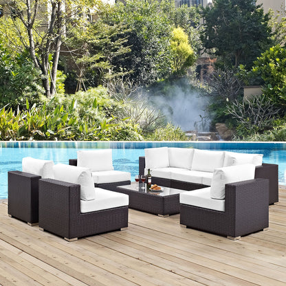Modway Furniture Convene 8 Piece Outdoor Patio Sectional Set by Modway – EEI-2205-EXP-BEI-SET