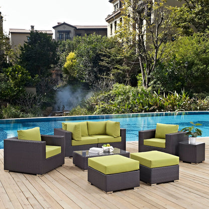 Modway Furniture Convene 8 Piece Outdoor Patio Sectional Set by Modway – EEI-2206-EXP-BEI-SET