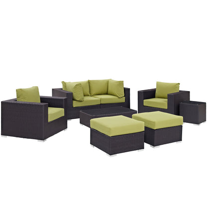 Modway Furniture Convene 8 Piece Outdoor Patio Sectional Set by Modway – EEI-2206-EXP-BEI-SET