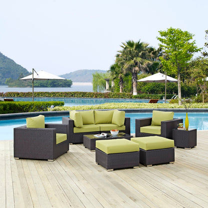Modway Furniture Convene 8 Piece Outdoor Patio Sectional Set by Modway – EEI-2206-EXP-BEI-SET