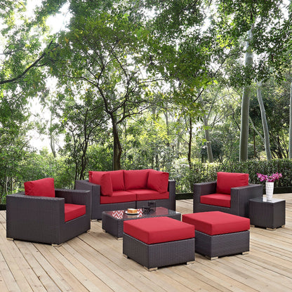 Modway Furniture Convene 8 Piece Outdoor Patio Sectional Set by Modway – EEI-2206-EXP-BEI-SET