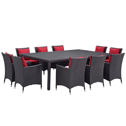 Modway Furniture Convene 11 Piece Outdoor Dining Set by Modway – EEI-2240-EXP-PER-SET