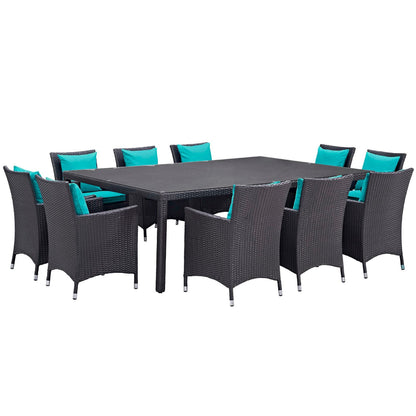 Modway Furniture Convene 11 Piece Outdoor Dining Set by Modway – EEI-2240-EXP-PER-SET