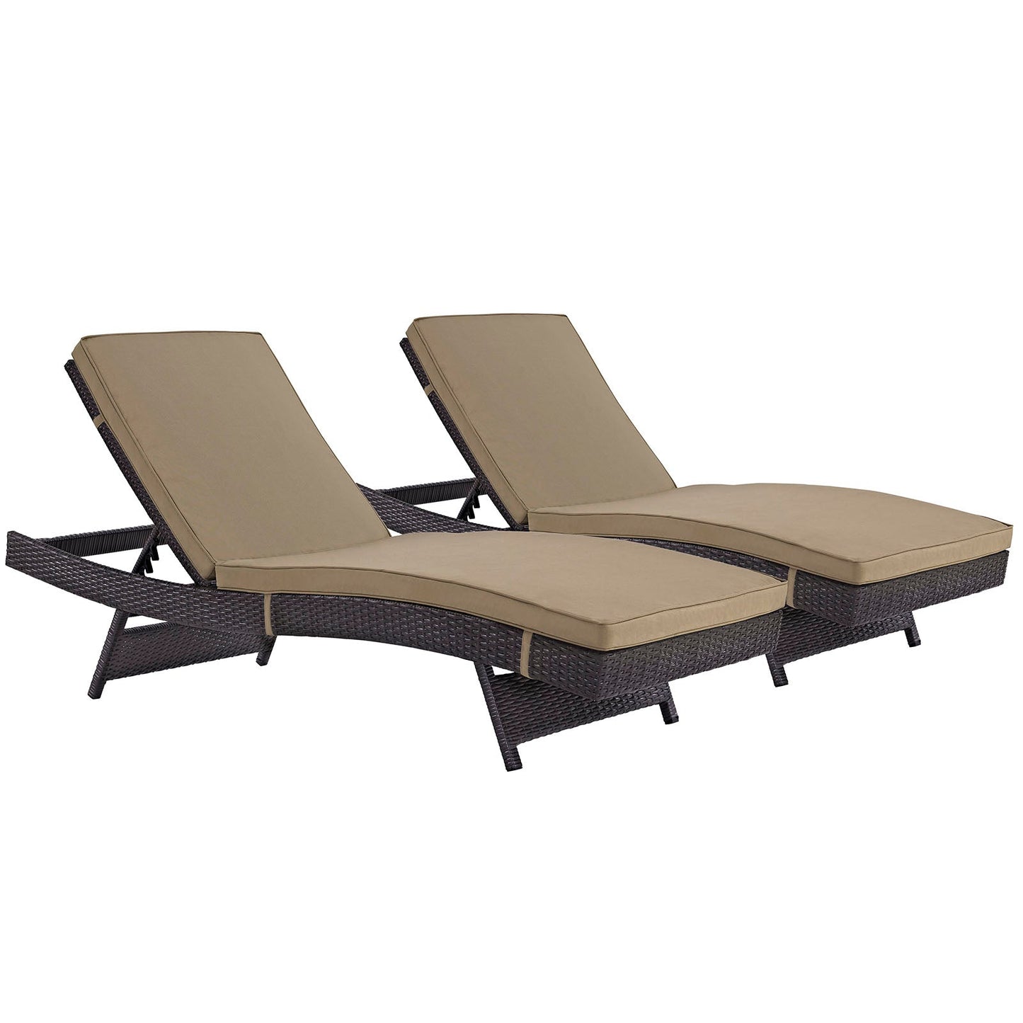 Modway Furniture Convene Chaise Outdoor Patio Set of 2 - EEI-2428-EXP-MOC-SET