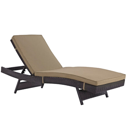 Modway Furniture Convene Chaise Outdoor Patio Set of 4 by Modway - EEI-2429-EXP-MOC-SET