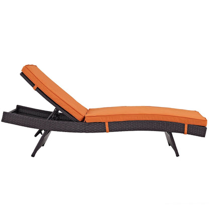 Modway Furniture Convene Chaise Outdoor Patio Set of 6 by Modway - EEI-2430-EXP-ORA-SET