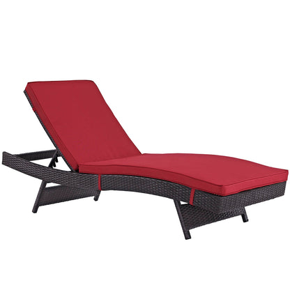 Modway Furniture Convene Chaise Outdoor Patio Set of 6 by Modway - EEI-2430-EXP-ORA-SET