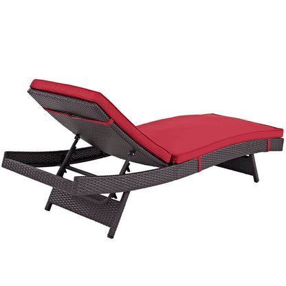 Modway Furniture Convene Chaise Outdoor Patio Set of 6 by Modway - EEI-2430-EXP-ORA-SET