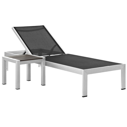 Modway Furniture Shore 2 Piece Outdoor Patio Aluminum Set – EEI-2470