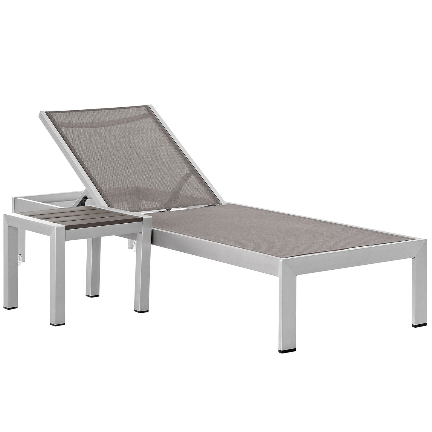 Modway Furniture Shore 2 Piece Outdoor Patio Aluminum Set – EEI-2470
