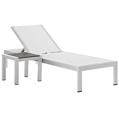 Modway Furniture Shore 2 Piece Outdoor Patio Aluminum Set – EEI-2470