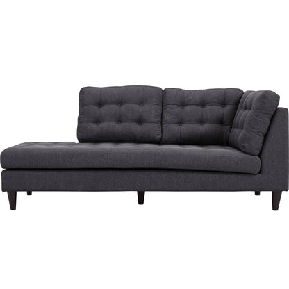 Modway Furniture Empress Upholstered Fabric Left Facing Bumper - EEI-2611-LGR