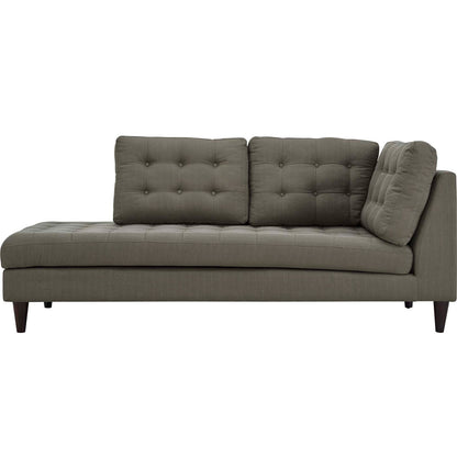 Modway Furniture Empress Upholstered Fabric Left Facing Bumper - EEI-2611-LGR