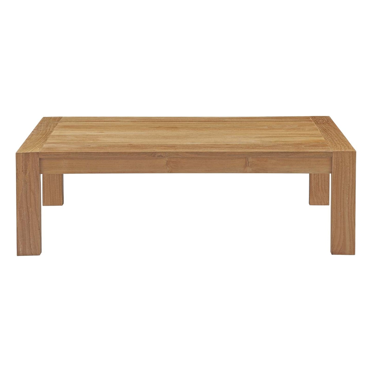 Modway furniture Upland Outdoor Patio Wood Coffee Table - EEI-2710-NAT