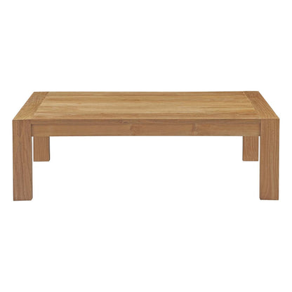 Modway furniture Upland Outdoor Patio Wood Coffee Table - EEI-2710-NAT