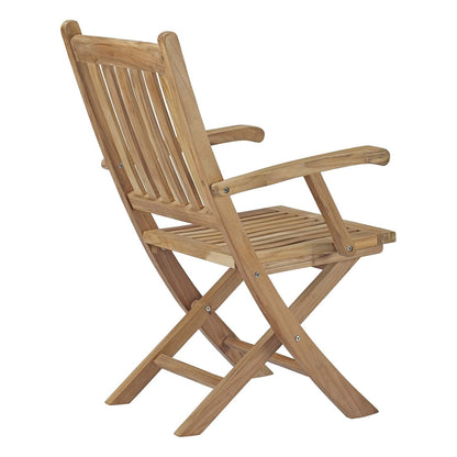 Modway Furniture 9 Piece Outdoor Patio Teak Dining Set by Modway –EEI-3281-NAT-SET