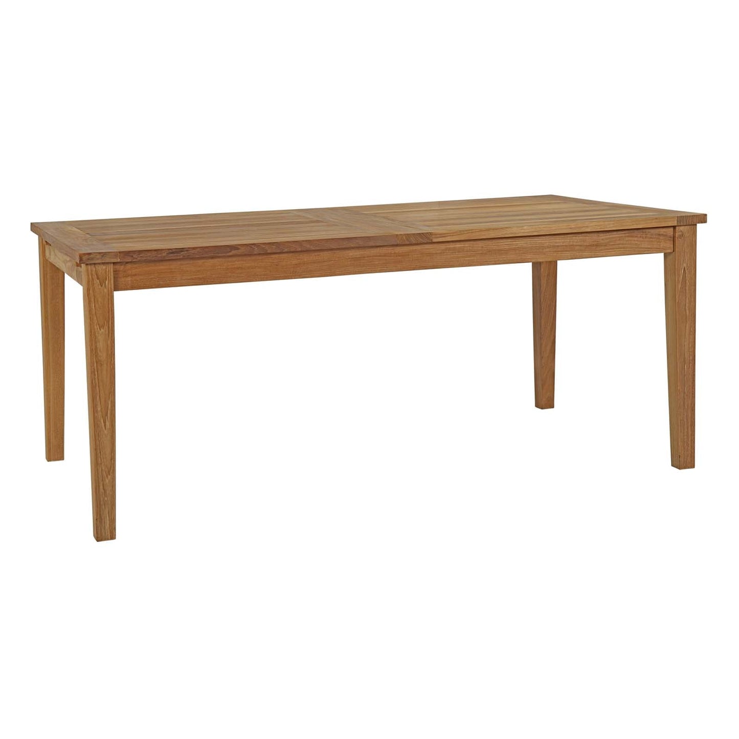 Modway Furniture Marina 11 Piece Outdoor Patio Teak Dining Set by Modway – EEI-3283-NAT-WHI-SET