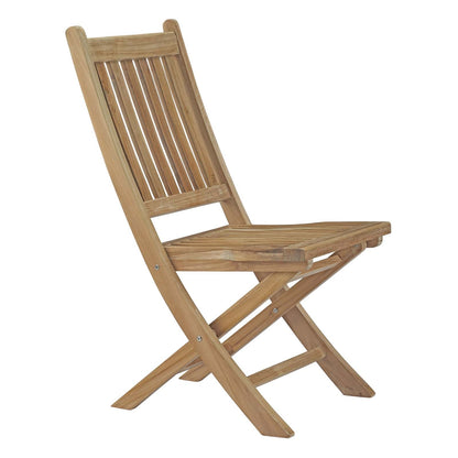 Modway Furniture Marina 7 Piece Outdoor Patio Teak Dining Set - EEI-3290-NAT-SET