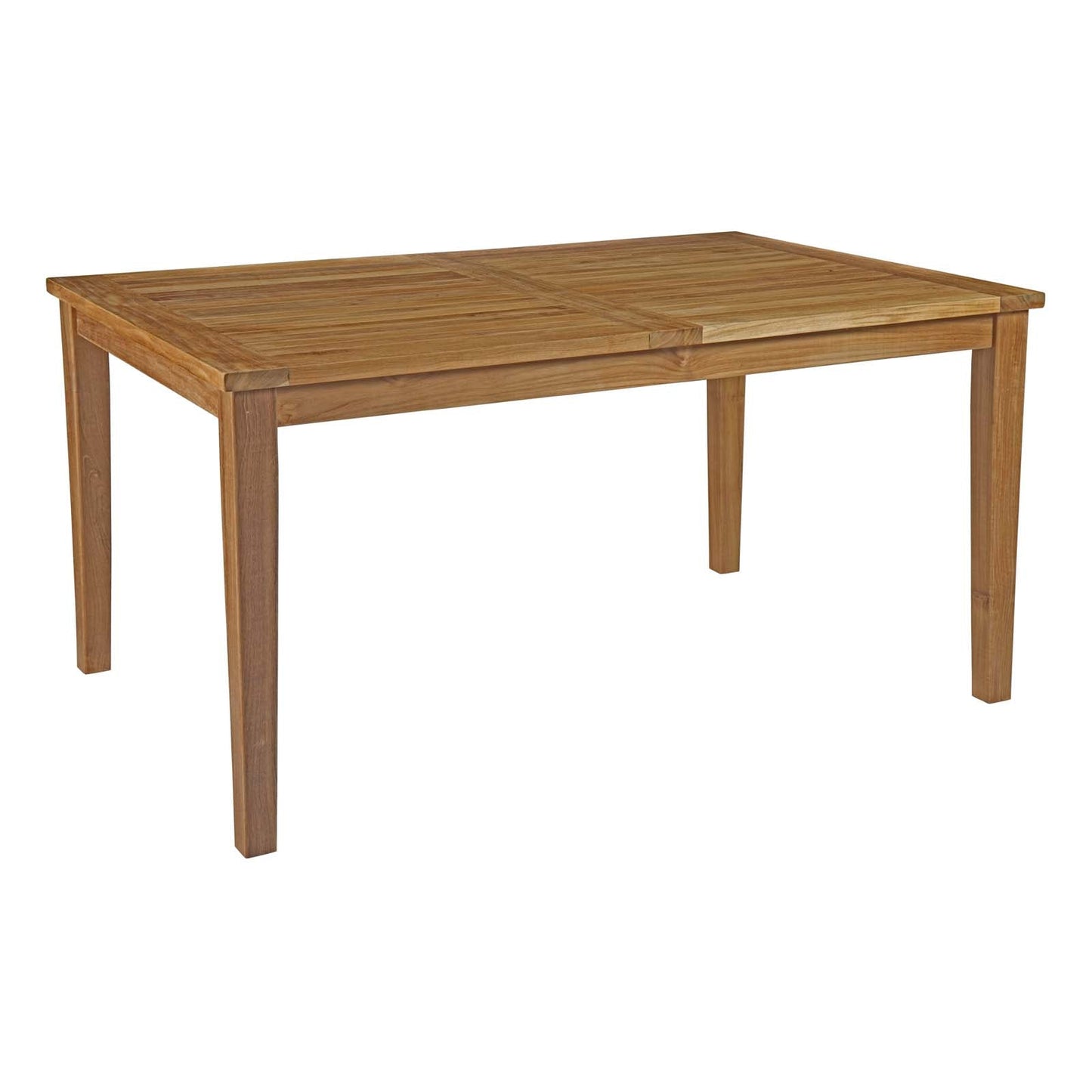 Modway Furniture Marina 7 Piece Outdoor Patio Teak Dining Set - EEI-3290-NAT-SET