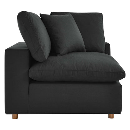 Modway Furniture Commix 7-Piece Down Filled Overstuffed Sectional Sofa by Modway - EEI-3364-BLK